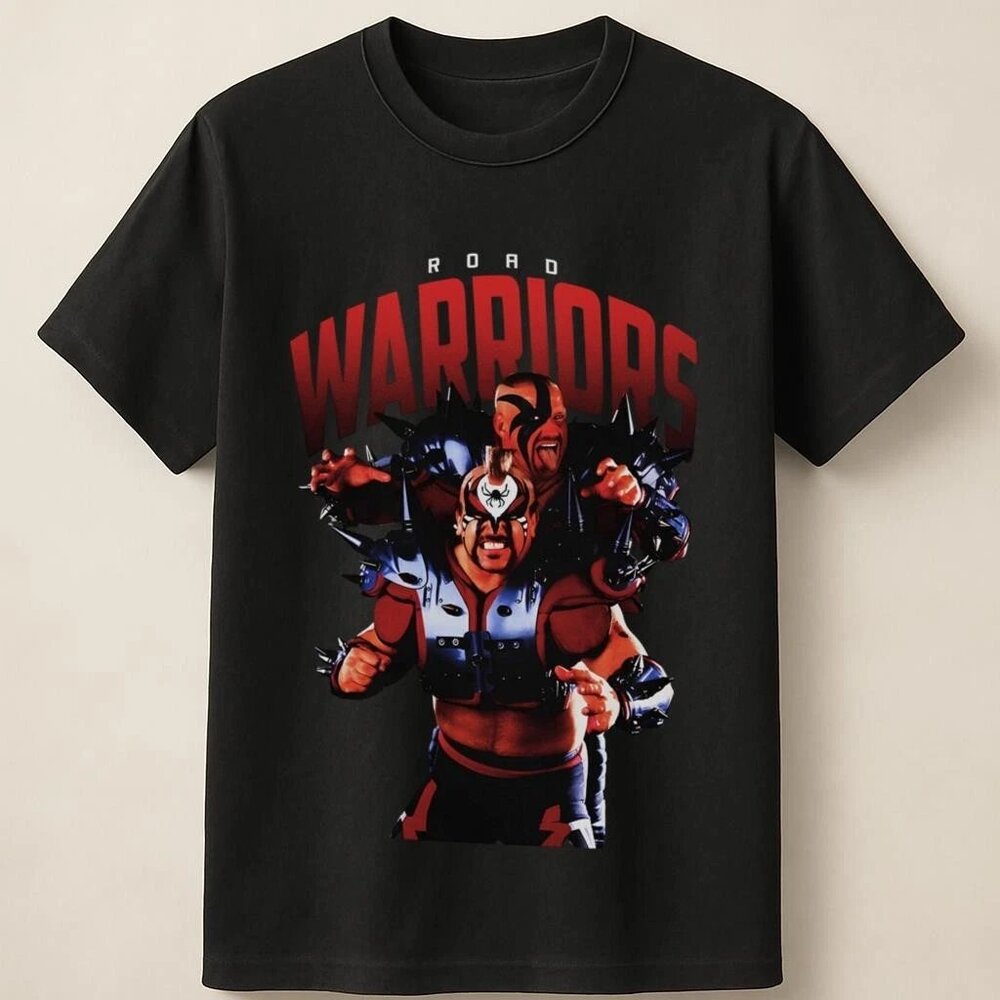 Road Warriors Classic Tag Team Wrestling Retro Graphic Unisex T-Shirt 166